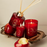 Vela Maçã Vermelha e canela